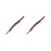 2 Set Wooden Gua Sha Scraping Massage Tool Length 58cm Portable for Body Legs Arms 2 Pieces (As Pictured)
