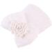 Toumett Newborn Hospital Hat with Pretty Bow Flower Pearl - White - Buy Online on GoSupps.com