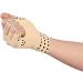 Compression Gloves for Arthritis Relief - Magnetic Fingerless Hand Support for Joint Pain - Nude Color - Buy Online on GoSupps.com