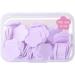 100 Pcs Purple Mini Portable Travel Soap Paper Sheets Flower Shape Disposable Paper Soap Flakes Hand Wash Cleaning Washing Hand Toiletry Paper Soap Sheets Foot and Hand Care Hand Wash - Buy Online on GoSupps.com