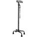 Canes Four Leg Walking Stick with LED Light Retractable Adjustable Heights Sturdy Durable Ergonomic Comfy Base for Men Women Star of Light