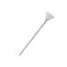 VINTORKY DIY Makeup White Makeup Fan Makeup Fan up for Facial Brush Fan Shape Brushes Brush with Wood Handle Make up Care