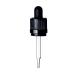 1 oz Black Square Glass Bottles - UV Resistant with Tamper Evident Eye Droppers (6 Pack) | Essential Oils & Aromatherapy Safe - Buy Online on GoSupps.com