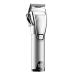 Greethga Hair Clipper Professional Hair Trimmer Rechargeable Men's Cordless Haircut Adjustable Ceramic Blade Clipper Silver