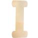Large Wooden Letters 30cm Wooden Letter for Crafts Children's Names Capital Alphabet 5mm Thick Unfinished MDF Wood Slices Nursery Wall Hanging Art Sign Board Painting Home Decor (I)