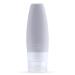 Dajidafu Travel Silicone Dispenser Bottle Shower Gel Toothpaste Makeup Squeeze Tube Refillable Leakproof Container Accessories Light Gray 90ML