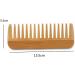 Bamboo Wide-Tooth Detangling Comb | Quality Wooden Hair Comb for Long Hair Styling - Buy Online on GoSupps.com