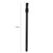 50 Pcs Disposable Lip Makeup Brush Set - Plastic Lip Applicators for Lipstick & Glossy Rods - Black Cosmetic Tool (8.2 cm) - Buy Online on GoSupps.com