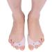 Anggrek Gel Toe Separator for Bunion Hallux Valgus & Hammer Toe - Anti-Slip Active Big Toe Spreader - 2 Pairs in Milchwei  - Buy Online on GoSupps.com