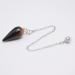 Natural Stone Water Drop Pendulum - Dowsing & Divination Wicca Jewelry in Pink Crystal | Reiki & Spiritual Healing - Buy Online on GoSupps.com