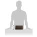 Sammons Preston Deluxe Playing Card Rack - Stylish Walnut-Stained Fiberboard, Tiered Holder with Slanted Grooves for Easy Organization of Cards - Buy Online on GoSupps.com