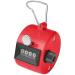 White Deer Hand Tally Counter 4 Digit Number Dual Clicker Golf Handy Convenient Red
