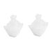 NUOBESTY 2pcs Epoxy Resin Diy Resin Epoxy Mold Silicone Jewelry Storage Container Storage Box Box Manual Whitex2pcs 8.5x7x12.3cmx2pcs