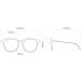 Fuqinqingoz Designer Anti-Blue Light Reading Glasses for Men & Women - Flat Mirror +350 Black - Buy Online on GoSupps.com