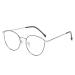 PARWANA Sturdy Reading Glasses Anti UV Computer Readers Anti Blue Light Flat Light Mirror Eyewear for Women/Men +0.00 Silver
