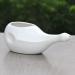 Ancient Impex Ceramic Neti Pot for Nasal Cleansing Without Handle + 5 Sachets Neti Salt - White Color Holds 300.00 Ml(10.14 Fl Oz) Capacity - Buy Online on GoSupps.com