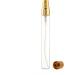 Enslz 10ml Refillable Glass Spray Bottle - 10 Pieces Mini Perfume Atomizer Vials (Gold) | Ideal for Samples & Travel - Buy Online on GoSupps.com