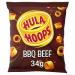 BBL Bada Business Limited Hula Hoops BBQ Beef 32 X 34G Potato Rings Full Box 32.0 count