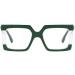 Oversized Blue Light Blocking Reading Glasses +150 | Fatigue Relief Square Flat Light Mirror Eyeglasses | International Shipping Available - Buy Online on GoSupps.com