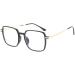 Buy LTSrll Oversized Square Reading Glasses - HD Blue Light Blocking Anti-Eye Load Unisex +200 Black - Buy Online on GoSupps.com