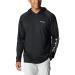Columbia Men's Terminal Tackle Hoodie Black/Cool Grey Logo 3X