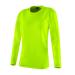URBAN BUCK Mens Neon Athletic Sport Shirts Casual Long Sleeve High Visibility Quick Dry Workout Women Tshirt Medium Neon Womens Long Sleeves - Green