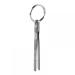 Titanium Tweezers Mini Survival Tweezers Portable Non-Slip Campsite Tweezers for Camping Adventure Hiking Daily Use