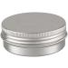 Zeoabsy 10-Piece 40ml Round Silver Aluminum Tins with Screw Caps - Perfect for Cosmetics Candles Ointments - Includes 5 Spatulas & Etiquette Tag - Buy Online on GoSupps.com
