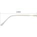 Jingyun Metal Glasses Replacement Arms for Adults - Durable D01 Frame Legs - Buy Online on GoSupps.com