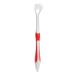 SEIWEI Sensory Toothbrush Three Bristle Travel Toothbrush for Kids Complete Teeth and Gum Care Angle Bristles Clean Each Tooth Soft and Gentle Red