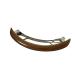 2 Pack Vivid Color Curved French Acetate Barrettes Hair Clips - Brown - Buy Online on GoSupps.com
