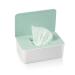 jiuzcare Wet Wipes Dispenser Box Baby Wipes Dispenser Tissue Dispenser with Lid Toilet Tissue Storage Box Reusable Wipe Container for Car Office HOM Green