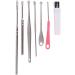 SEASD 7Pcs/Set Stainless Steel Ear Wax Removal Kit - Earpick Wax Remover Curette for Ear Cleaning - Buy Online on GoSupps.com