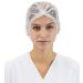 QIAN SOU Disposable Bouffant Caps Silky Soft Hair Nets 24" Pack of 100 100 Pack