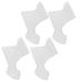Hallux Valgus Corrector - 2 Pairs Elastic Breathable Toe Separator Cushion - Bunion Hallux Valgus Correction Tool (White) - Buy Online on GoSupps.com