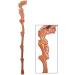 Wooden Walking Stick Solid Cane Wooden Cane Solid Wood Crutch Mahogany Walker Non- Old Man Walking Stick Men Ladies Seniors are Available  - Buy Online on GoSupps.com
