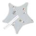 Little Dutch TE20221640 Pacifier cloth star Sailors Bay blue