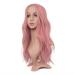 Buy 55 cm Pink Curly Wig | Synthetic Wavy Women s Wig for Parties | Curly Pink Wig with Middle Parting (1 Pack) - Buy Online on GoSupps.com