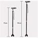 Four-Foot Walking Stick with Led Light The Elderly Magnetic Retractable Skid Canes Crutches/Adjustable Height Everything is fine - Buy Online on GoSupps.com