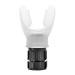 OYSTERBOY Compact Silicone Breathing Exercise Device for Expiratory Inspiratory Muscle Resistant Trainer Lung Capacity Respiratory Therapy Training Inhale Health O2 Trainer (White)