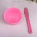 3 Sets Rubber Facial Mask Mixing Bowl with Spatula - DIY Skin Care Tool Kit for Home and Salon - Pink - Buy Online on GoSupps.com