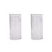 2 Pieces 75ml Clear Empty Deodorant Containers Twist-up Deodorant Containers Empty Deodorant Tubes Bottom Filling Deodorant Bottles for DIY Cosmetic Lip Balm Tubes