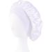 2Pcs Silk Hair Bonnet for Sleeping - Pink+White Satin Sleep Cap for Curly Hair by AliLeader - Buy Online on GoSupps.com
