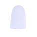 Healeved 2 Pair Toe Cushion Tube Big Toe Cover Silicone Toe Sleeves Toe Tubes for Hammer Toes Big Toe Cover Cushion Thumb Protector Silicone Finger Protector Big Toe Sleeve Jacket Size 2 White