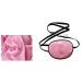 1PCS Unisex Soft Silk Elastic Eye Patch Lazy Eye Single Eye Cover Pads with Adjustable Strap for Lazy Eye/Amblyopia/Strabismus (Pink Adult) - Buy Online on GoSupps.com