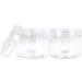 Beauticom 4 oz Clear Acrylic Jars - 6 Pack Thick Wall Leak Proof Containers for Beauty & Cream - Buy Online on GoSupps.com