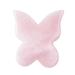 Jade Stone Gua Sha Facial Tool Face and Body Massager Butterfly Shape Gua Sha for Reducing Wrinkles Puffiness Promotes Younger(Light red)