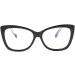 Trendy Anti-UV Blue Light Blocking Oversized Cat-Eye Reading Glasses +150 - Flat Light Mirror Black-Red | International Shipping - Buy Online on GoSupps.com