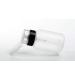 LASSUM 200ml Push Down Pump Dispenser for Nail Polish Remover - Black/Clear (7 oz) | Empty Bottle - Buy Online on GoSupps.com