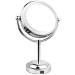 Mia Beauty Vanity Mirror 10X/1X Magnification Double-Sided Cordless Led Lighted Beautiful Polished Chrome Finish 11.5 Inches High For Women Hair Stylists Cosmetologists 1Pc - Buy Online on GoSupps.com
